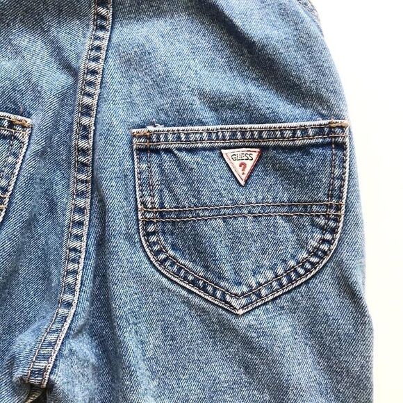 Vintage Baby guess baggy denim overalls 18m - Picture 6 of 7